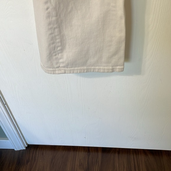 Ralph Lauren LRL Lauren Jean Co Cream Flare Wide Leg Jeans Size 8 - Picture 5 of 10